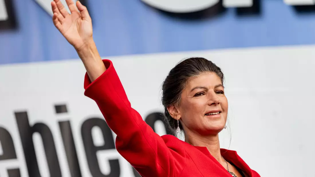 Sahra Wagenknecht hat bisher offen gelassen, ob sie als Chefin der nach ihr benannten Partei weitermachen möchte. (Archivbild) - Bild: Fabian Sommer/dpa