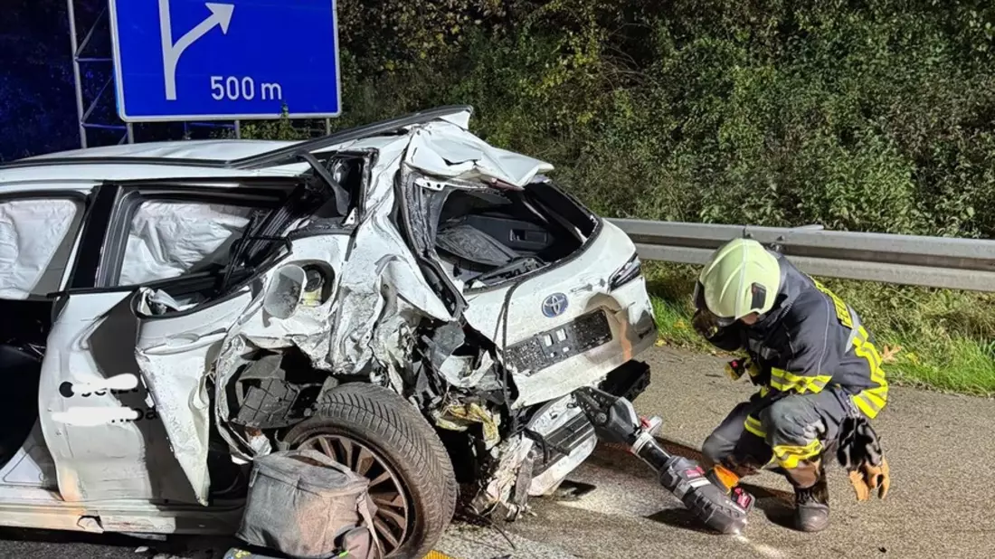 FW-EN: Verkehrsunfall auf Autobahn - Bild: presseportal.de