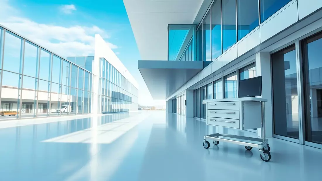 Klinik Favoriten eröffnet neuen Hightech-Gebäudekomplex Illustration mit AI erstellt übermittelt durch boerse-global.de