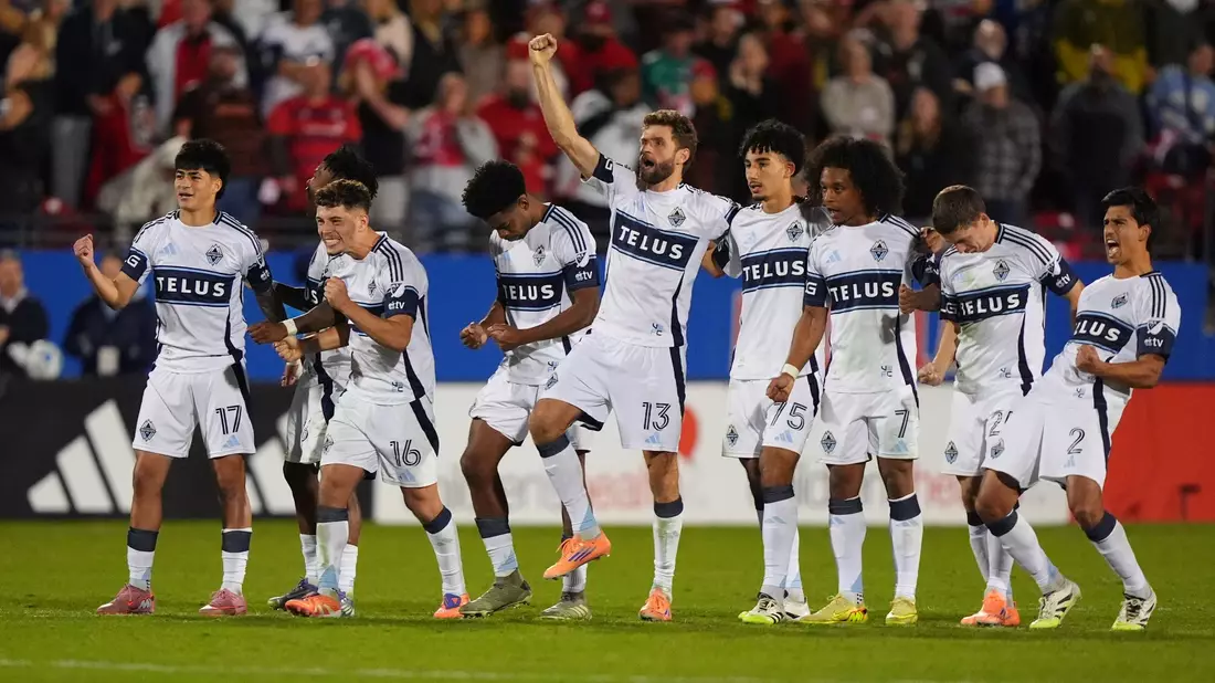 Jubelten im Elfmeterschießen: Thomas Müller und die Vancouver Whitecaps. - Bild: LM Otero/AP/dpa