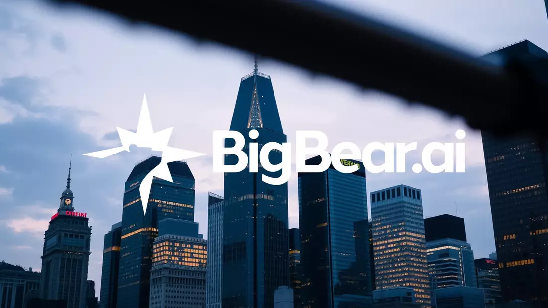 BigBear.ai Shares Navigate Turbulent Waters Ahead of Earnings Illustration mit AI erstellt übermittelt durch boerse-global.de