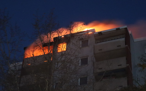 Warum der Brand ausbrach, war zunächst nicht klar.  - Foto: Rene Priebe/PR-Video/dpa