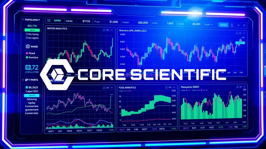 Core Scientific Charts Independent Course After Shareholder Victory Illustration mit AI erstellt übermittelt durch boerse-global.de
