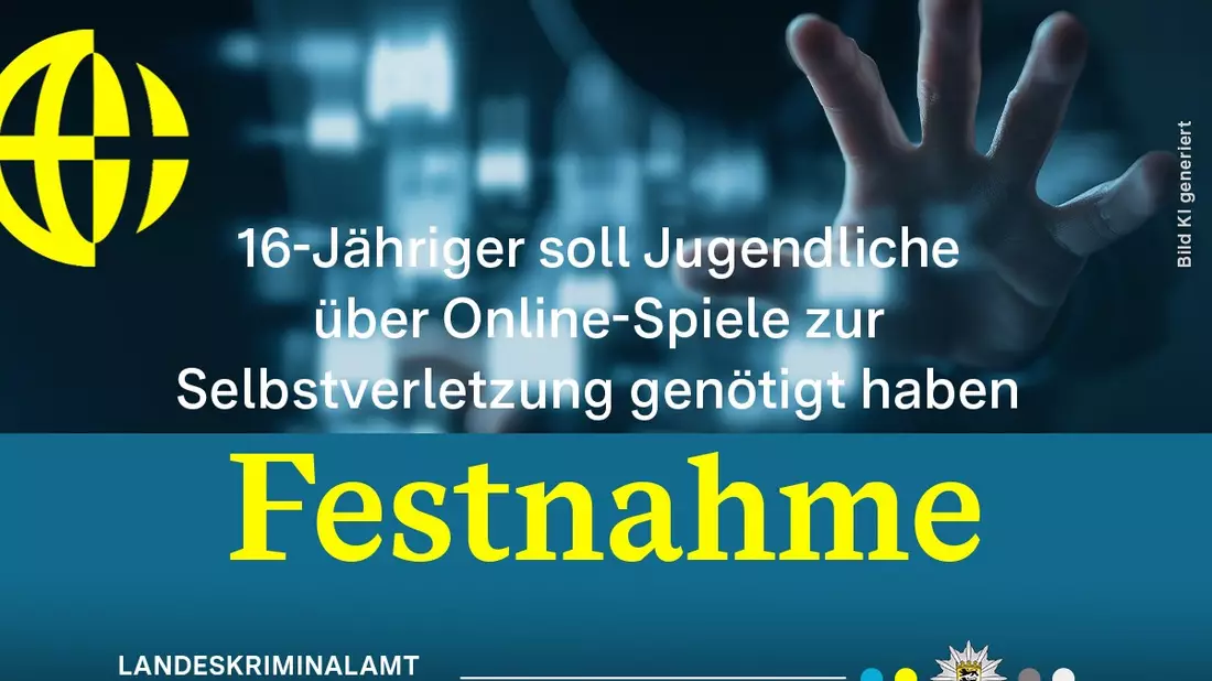 LKA-BW: Gemeinsame Pressemitteilung des Cybercrime-Zentrums BW, des LKA und des PP Ludwigsburg - 16-Jähriger wegen des Verdachts der Mitgliedschaft in gewalttätiger Online-Community festgenommen - Bild: presseportal.de