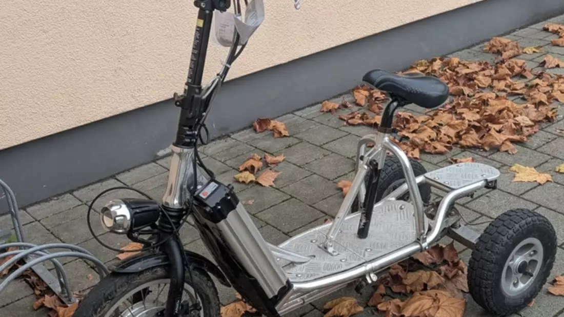 POL-GE: Jugendliche mit nicht versichertem Elektro-Dreirad in der Feldmark unterwegs - Bild: presseportal.de