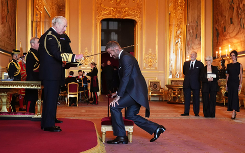 Beckham gilt als großer Verehrer des Königshauses.  - Foto: Jonathan Brady/PA via AP/dpa