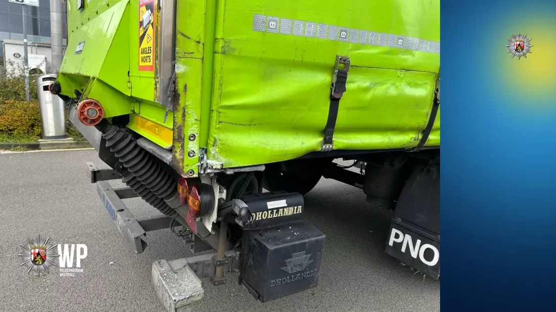 POL-PDKL: Sattelzug rammt Linienbus - Bild: presseportal.de
