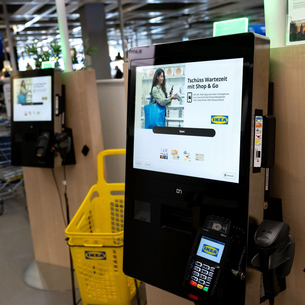 Ikea nutzt SB-Kassen bereits seit 2008. - Foto: Sven Hoppe/dpa