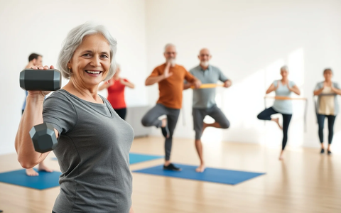 Fitness ab 50: Training gegen den Muskelabbau - Foto: über boerse-global.de
