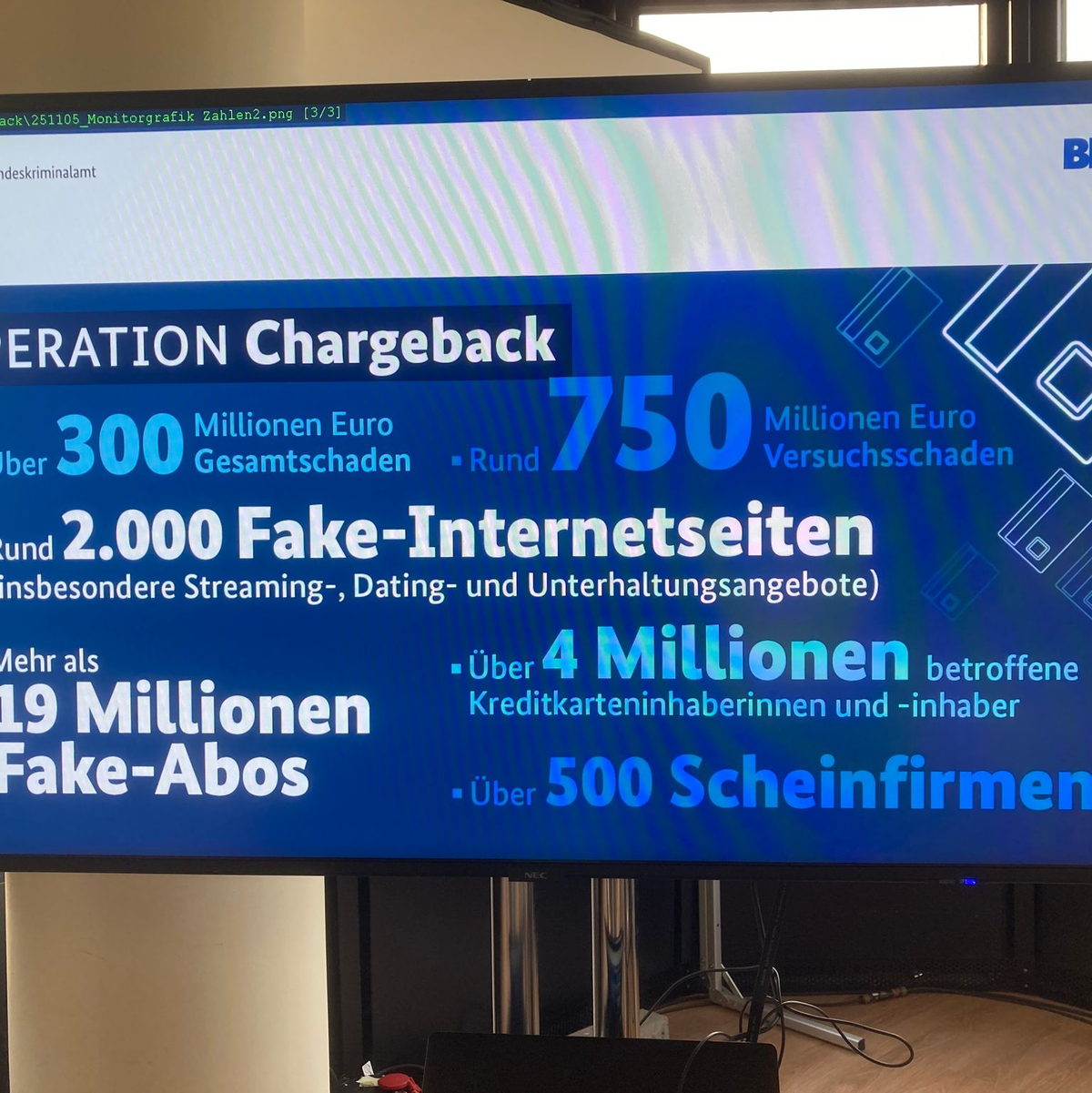 Die Ermittler tauften ihre Arbeit «Operation Chargeback». Damit ist eine Rückbuchung einer Kartenzahlung gemeint, weil ein Kunde bei seiner Bank die Stornierung einer Abbuchung etwa wegen Betrugs fordert.  - Foto: Jens Albes/dpa
