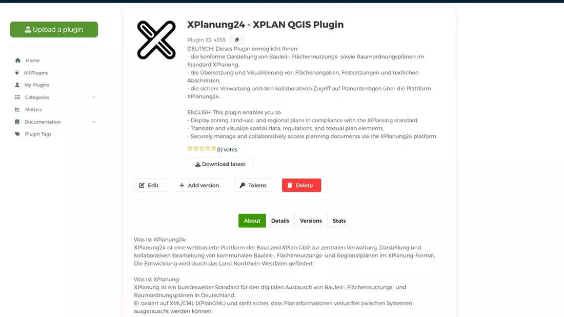 XPlanung24.de startet mit über 400 Städten und Gemeinden / Digitalisierung der Bauleitplanung mit open-source (QGIS PlugIn) und KI-Analyse - Bild: presseportal.de