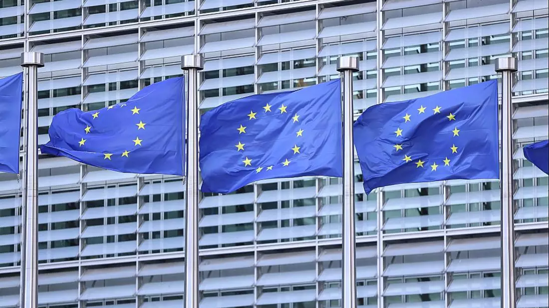 EU-Fahnen (Archiv) - Bild: über dts Nachrichtenagentur