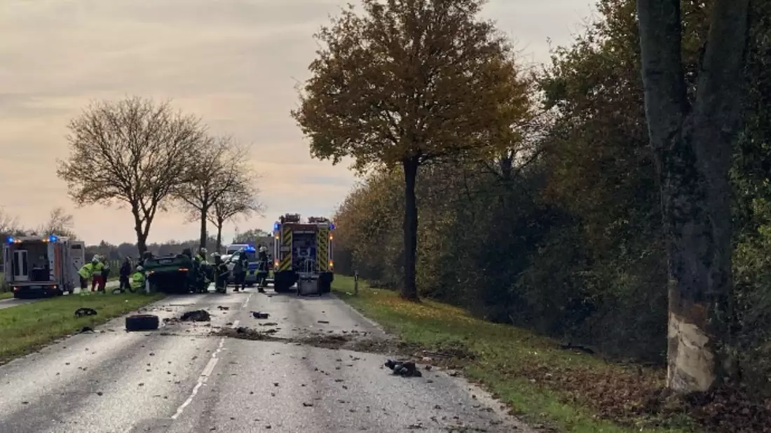 POL-WES: Moers - Pkw kollidiert mit Baum - Eine Person verletzt - Bild: presseportal.de