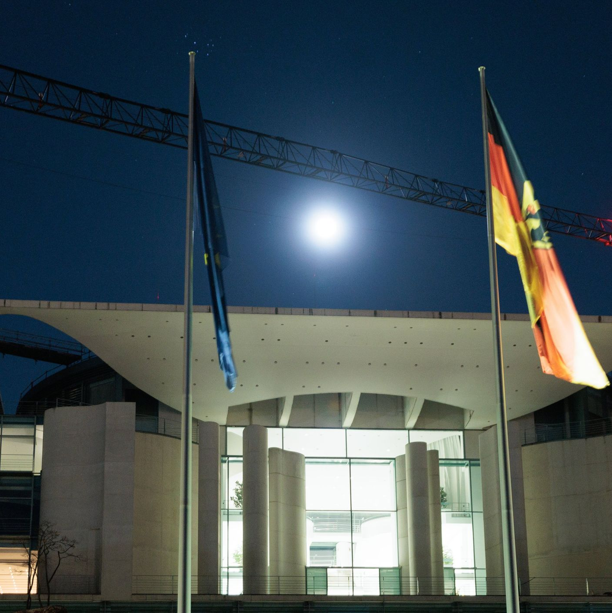 Beim «Stahlgipfel» im Kanzleramt ging es um die Zukunft der Stahlindustrie in Deutschland. - Foto: Carsten Koall/dpa