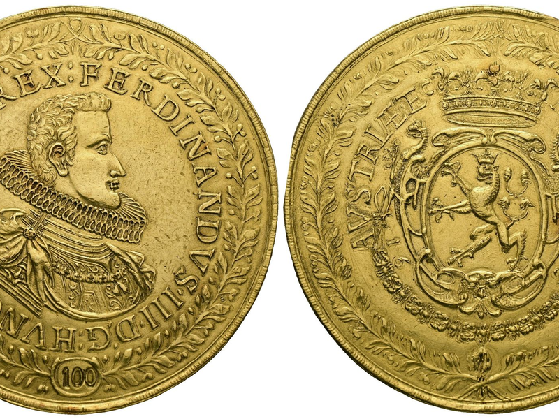 Es gibt nur vier bekannte Exemplare dieser Riesenmünze. (Archivbild) - Foto: -/Numismatica Ars Classica/dpa