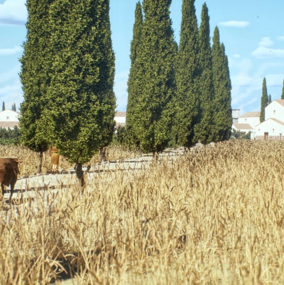 Vielbefahrene Straßen waren oft gepflastert, wie in der antiken Stadt Timgad in Algerien - Foto: -/tiner-e, Artas Media, MINERVA/dpa