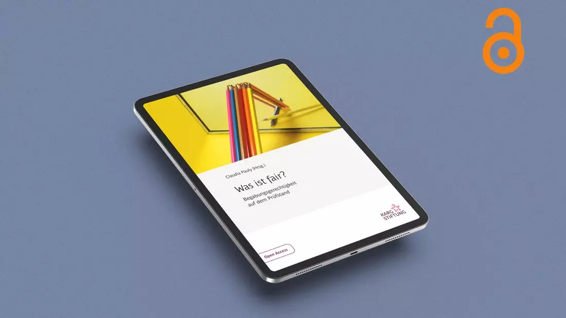 Was ist fair? Neue Open-Access-Publikation der Karg-Stiftung zur Begabungsgerechtigkeit - Bild: presseportal.de