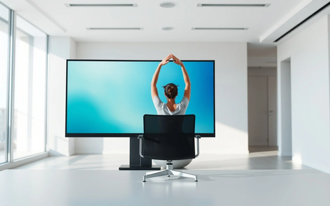 Bewegungssnacks und Büro-Yoga gegen Rückenleiden - Foto: über boerse-global.de