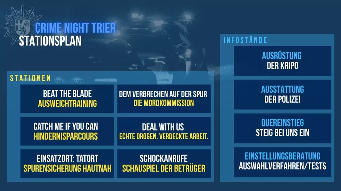 POL-PPTR: Crime Night Trier: Spannende Programmpunkte und fesselnde Einblicke - Bild: presseportal.de