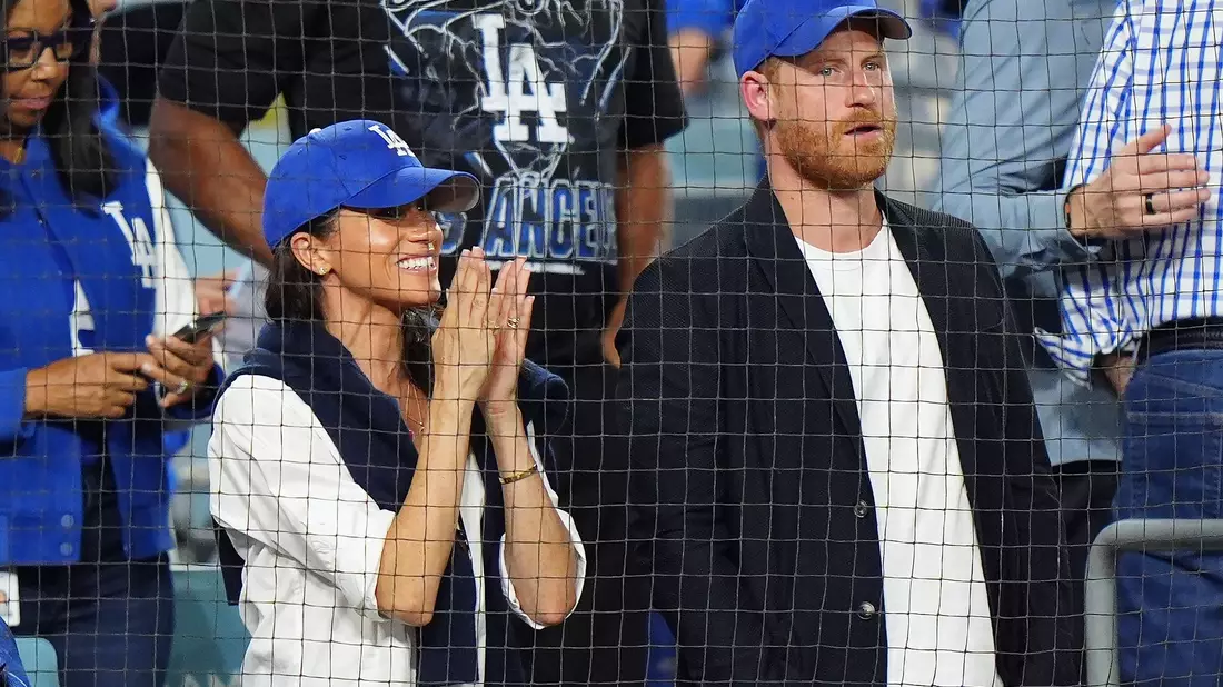 Beim Spiel der L.A. Dodgers gegen die Toronto Blue Jays hatten Harry und Meghan deutlich ihre Unterstützung für das Team aus Los Angeles gezeigt. (Archivbild) - Bild: Frank Gunn/The Canadian Press via AP/dpa