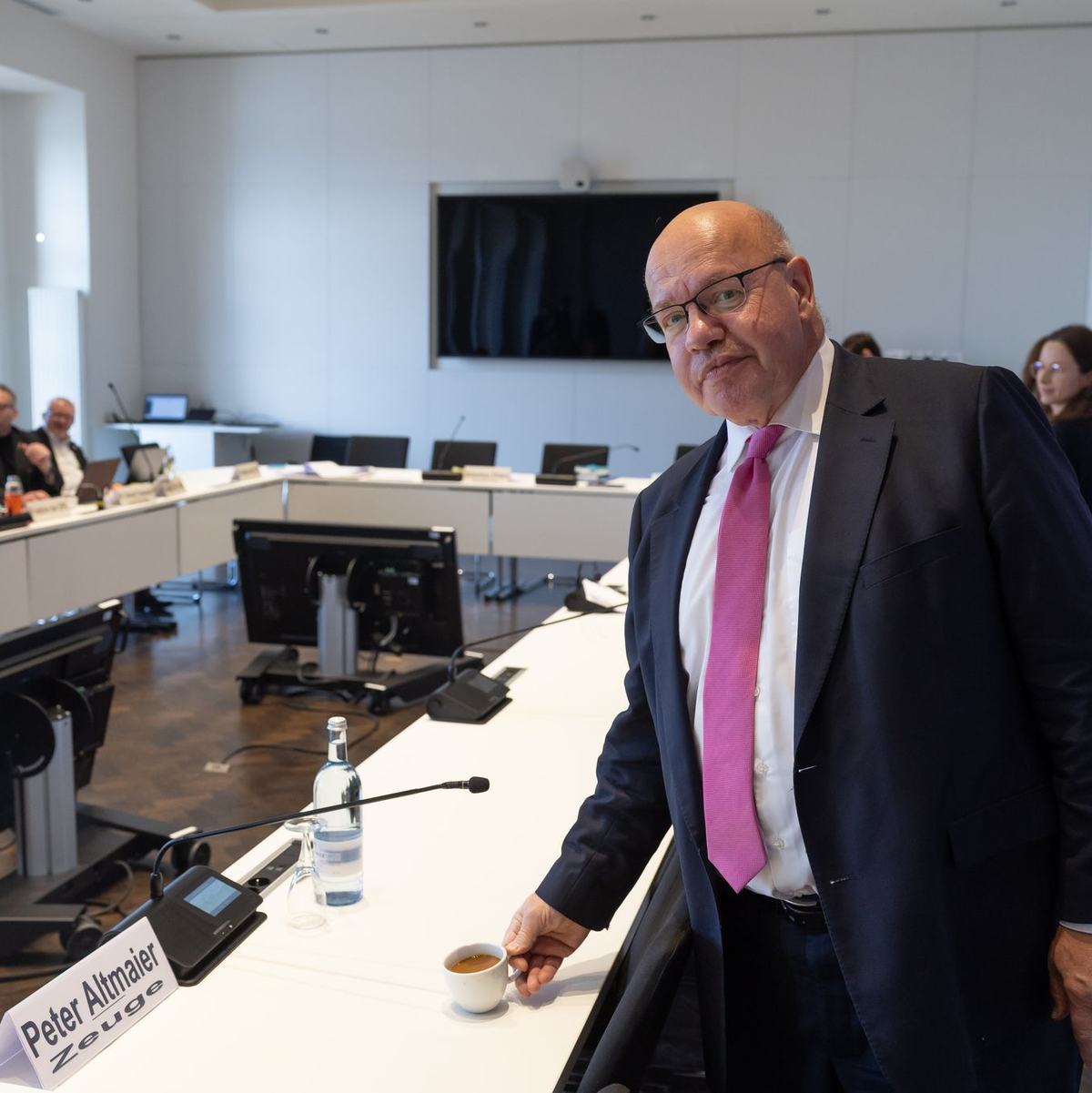 Peter Altmaier, früherer Chef des Bundeskanzleramts, war als Zeuge vor dem Untersuchungsausschuss zur Stiftung Klima- und Umweltschutz MV in Schwerin geladen. - Foto: Ulrich Perrey/dpa