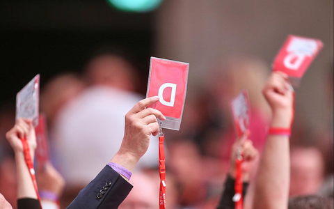 Abstimmung auf SPD-Parteitag (Archiv) - Foto: über dts Nachrichtenagentur