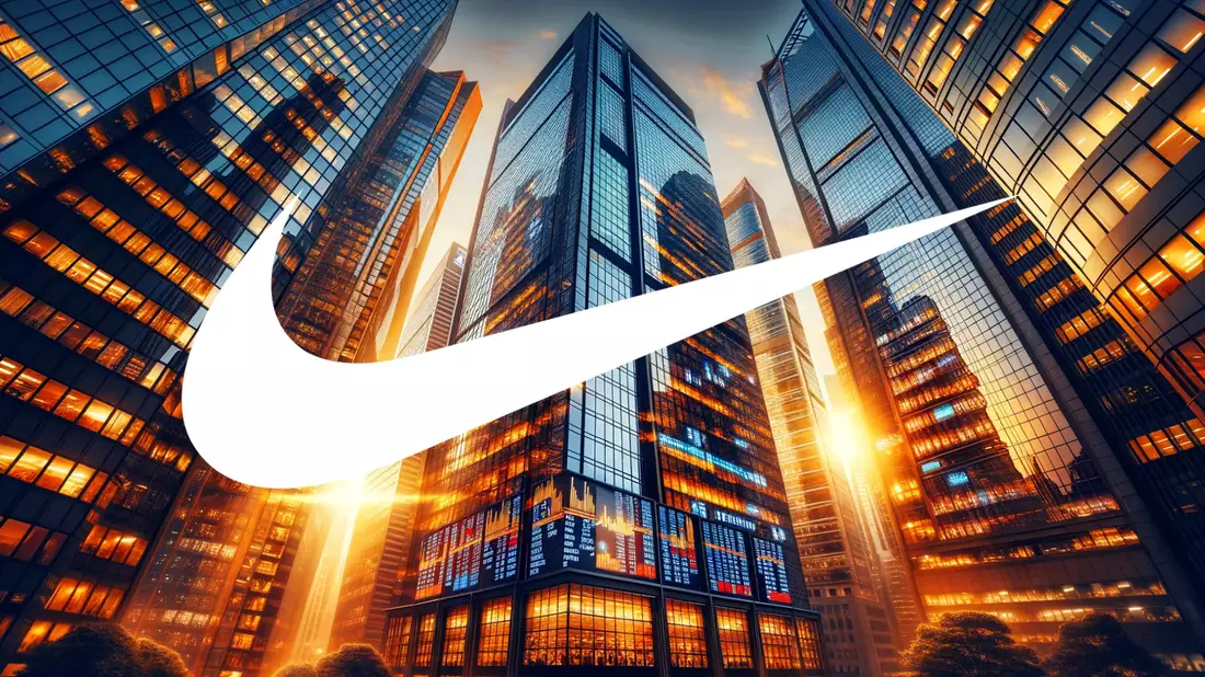 Nike Shares Decline Amid Major Corporate Overhaul Illustration mit AI erstellt übermittelt durch boerse-global.de