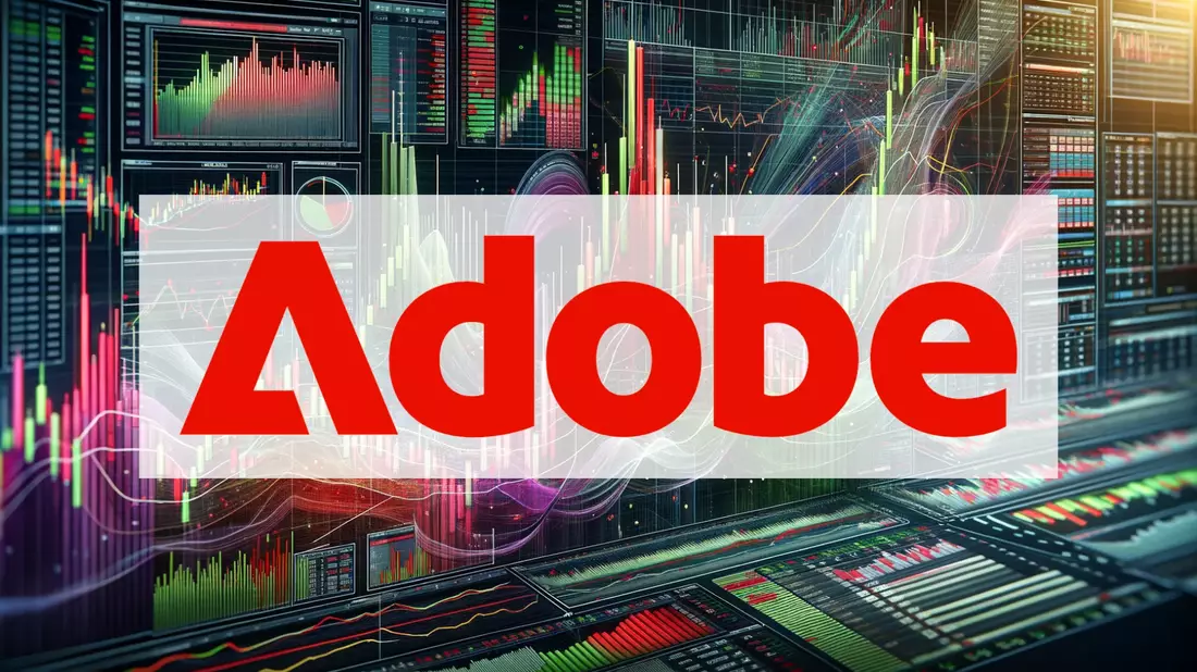 Adobe’s Stock Plunge Defies Strong Financial Performance Illustration mit AI erstellt übermittelt durch boerse-global.de