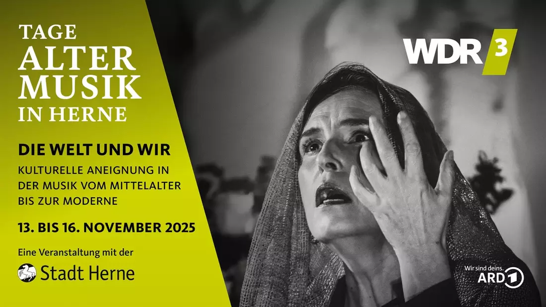 WDR 3 lädt ein: Live-Radio bei den Tagen Alter Musik in Herne - Bild: presseportal.de
