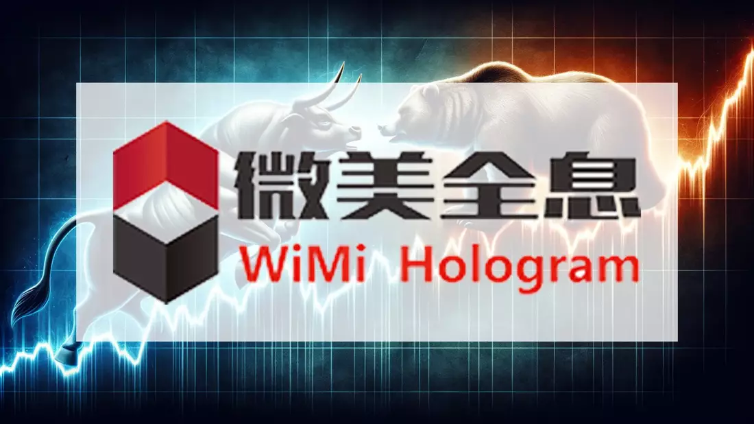 WiMi Hologram Cloud Shares Face Unrelenting Downtrend Illustration mit AI erstellt übermittelt durch boerse-global.de
