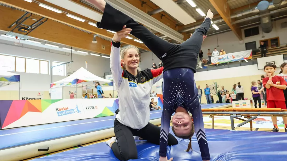 Turn-Stars beim kinder Joy of Moving Tag des Kinderturnens / Rund 600 Kinder erleben unvergesslichen Tag beim Turn-Klubb zu Hannover - Bild: presseportal.de