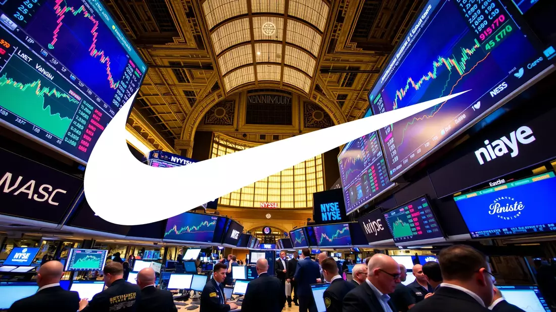 Nike Shares Face Mounting Headwinds Illustration mit AI erstellt übermittelt durch boerse-global.de