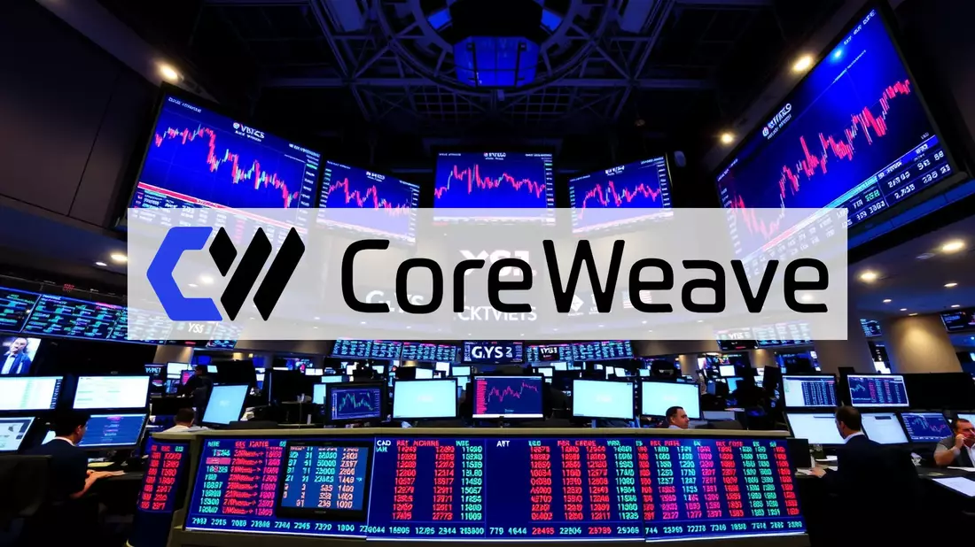 CoreWeave Shares Face Critical Earnings Test Illustration mit AI erstellt übermittelt durch boerse-global.de