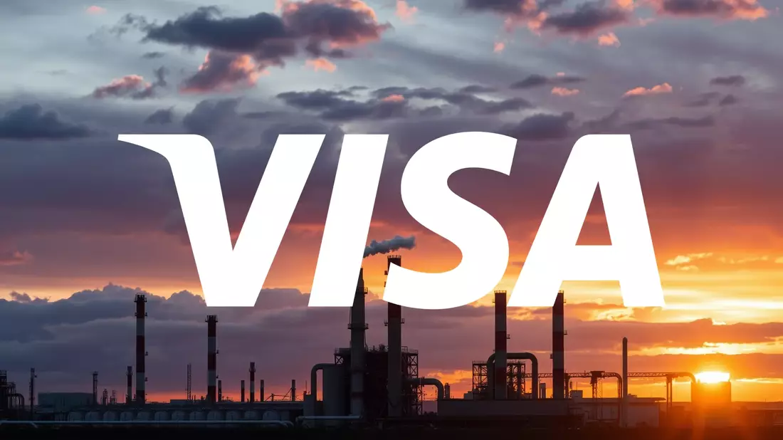 Visa Faces Pivotal Moment as Fee Settlement and Tech Alliance Loom Illustration mit AI erstellt übermittelt durch boerse-global.de