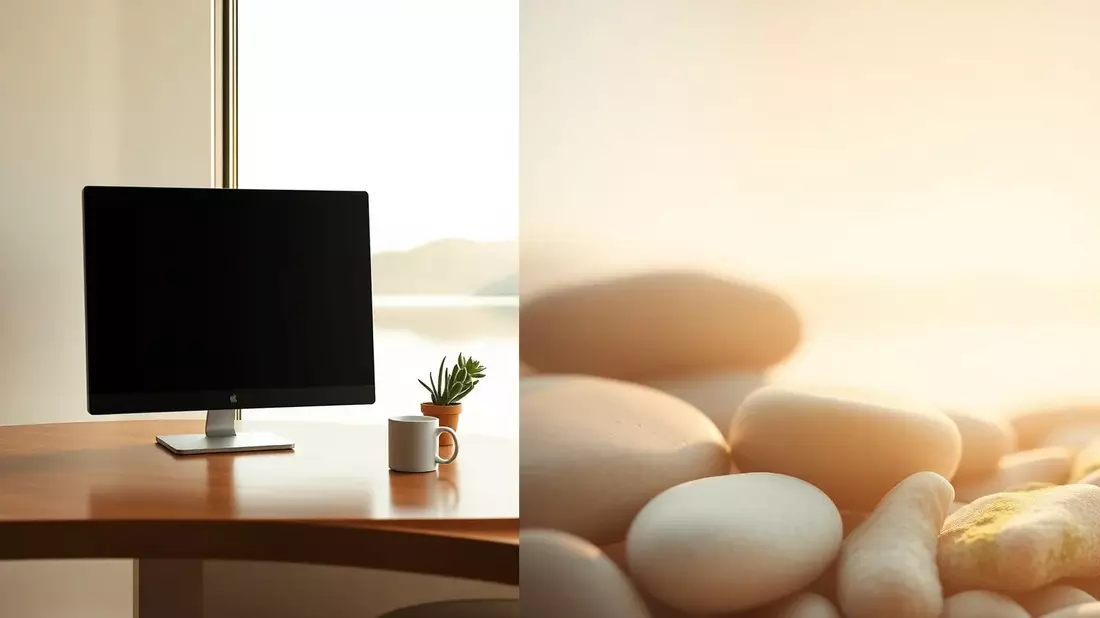 Work-Life-Balance 2025: Junge Arbeitnehmer am Limit Illustration mit AI erstellt übermittelt durch boerse-global.de