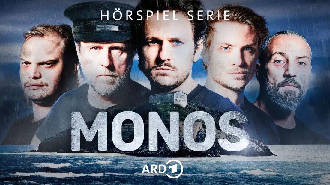 MONOS. Die Gefängnisinsel – ARD-Thriller-Hörspielserie mit Dimtrij Schaad und Bjarne Mädel - Bild: presseportal.de