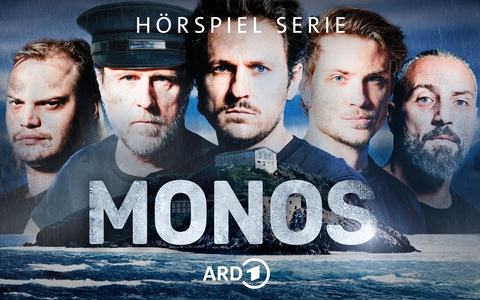 MONOS. Die Gefängnisinsel – ARD-Thriller-Hörspielserie mit Dimtrij Schaad und Bjarne Mädel - Foto: presseportal.de