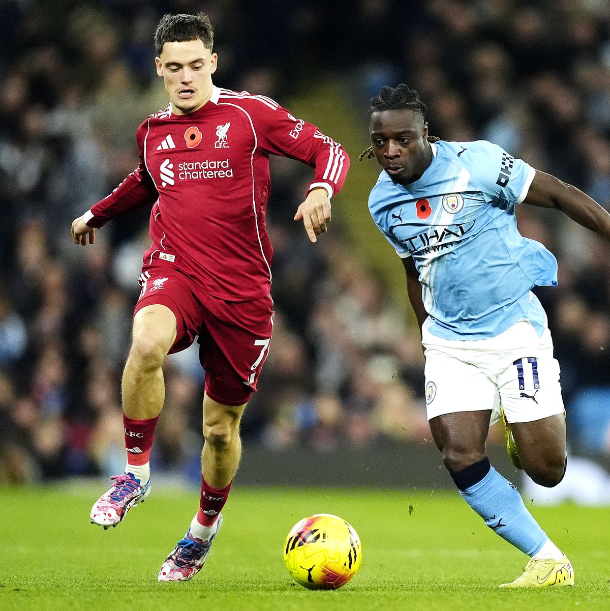 Florian Wirtz (l) wird von Nagelsmann weiter verteidigt.  - Foto: Nick Potts/PA Wire/dpa