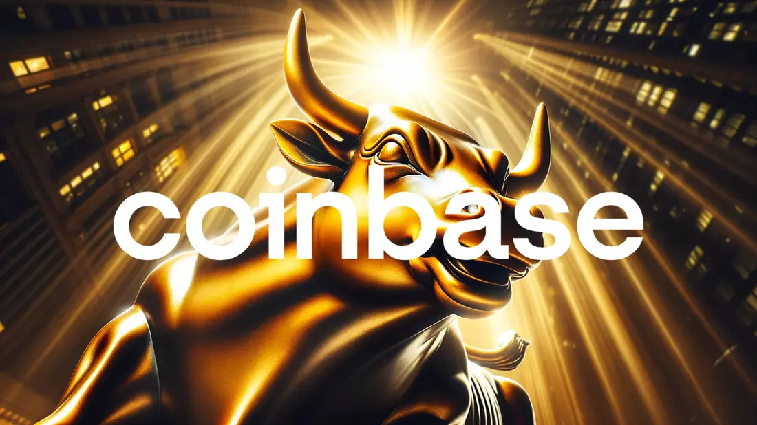 Coinbase Stock Ignites with New Token Launch Strategy Illustration mit AI erstellt übermittelt durch boerse-global.de