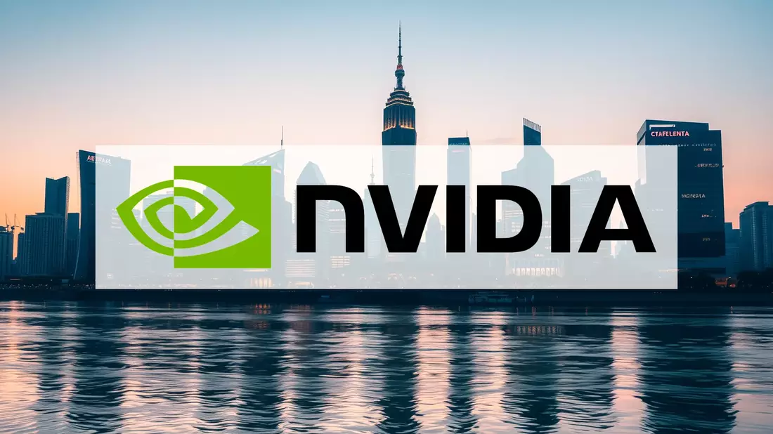 Nvidia Shares Flash Bullish Signal Ahead of Earnings Report Illustration mit AI erstellt übermittelt durch boerse-global.de