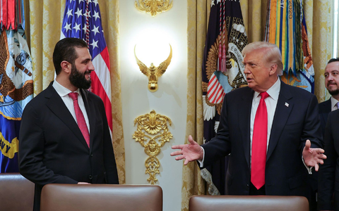 Trump will nach eigenen Worten, dass Syrien ein erfolgreiches Land wird.  - Foto: HOGP/AP/dpa