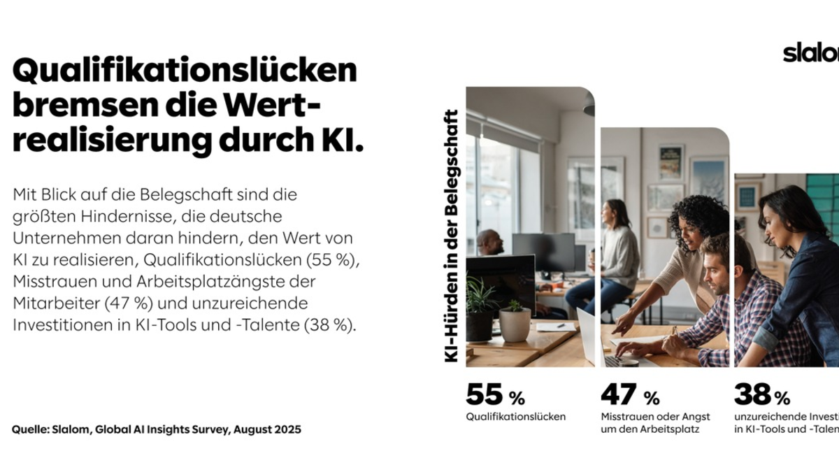 KI-Wandel in deutschen Unternehmen: Qualifikationslücken sind größtes Hindernis für Erfolg - Foto: presseportal.de