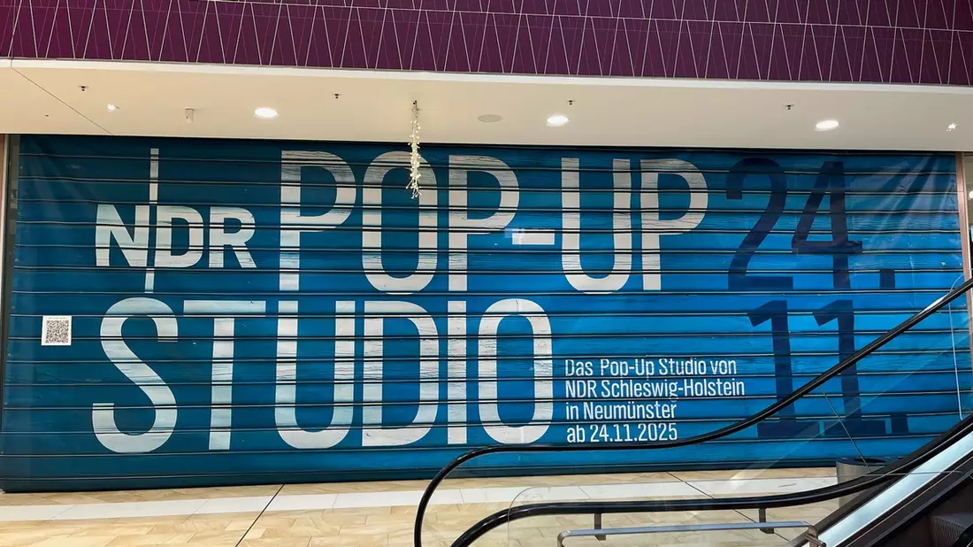 NDR Schleswig-Holstein eröffnet Pop-up-Studio in Neumünster - Bild: presseportal.de