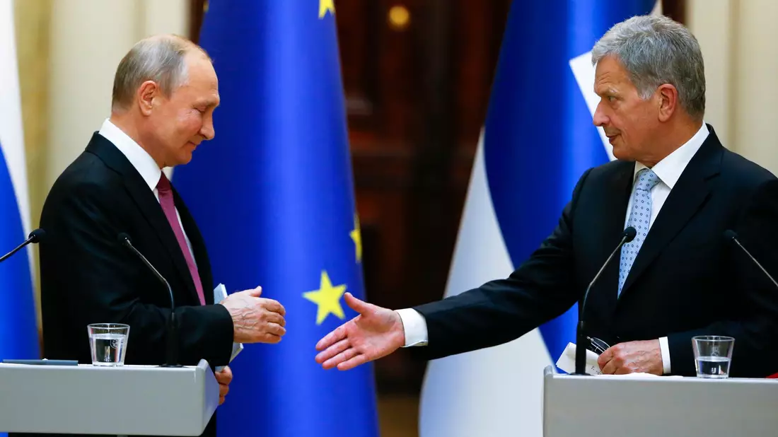 Auch trotz zunehmender Spannungen versuchte Niinistö, den Kontakt zu Putin nicht abreißen zu lassen. (Archivbild) - Bild: Alexander Zemlianichenko/AP POOL/dpa