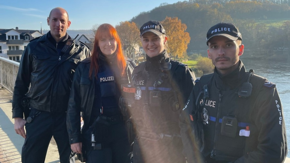 POL-PDTR: 33. Internationalen DEULUX-Lauf in Langsur - Polizei vor Ort - Foto: presseportal.de