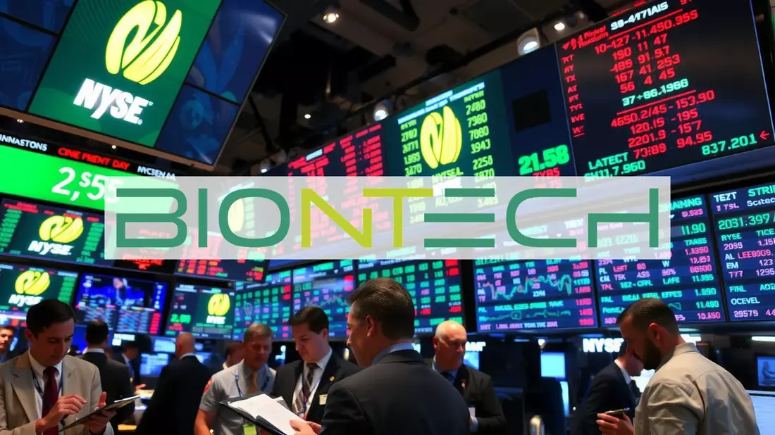 BioNTech Shares Surge on Upbeat Revenue Outlook Illustration mit AI erstellt übermittelt durch boerse-global.de