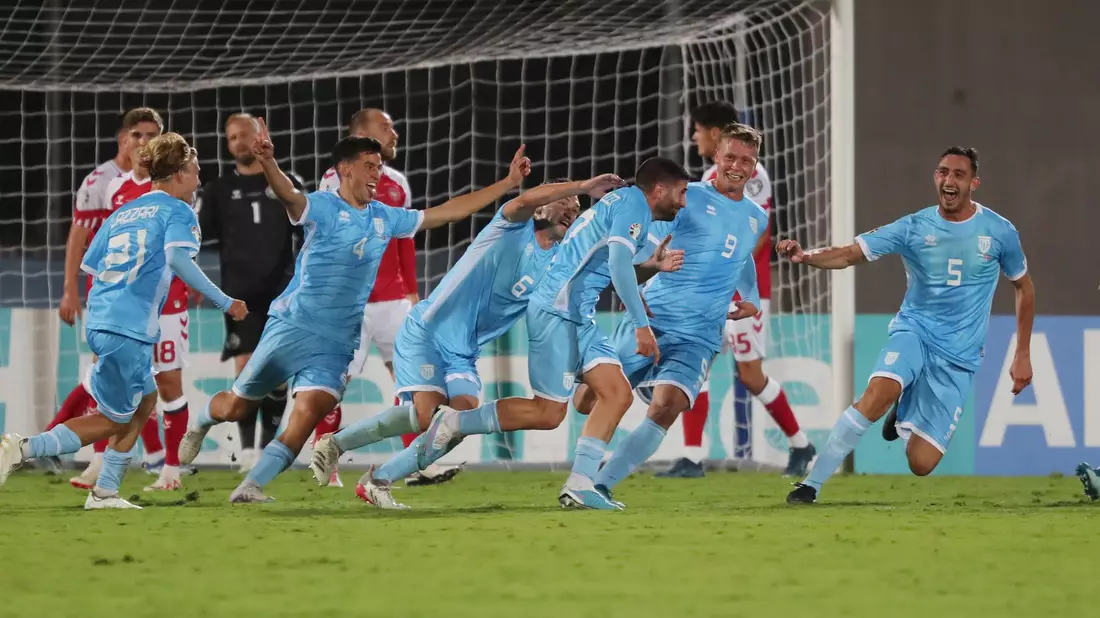 San Marino gelangen in seiner Historie nur zwei Pflichtspielsiege. (Archivfoto) - Bild: Felice Calabro/AP/dpa