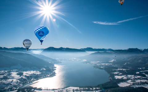 25 Jahre Montgolfiade - ein Vierteljahrhundert Farbtupfer am Winterhimmel - Foto: presseportal.de