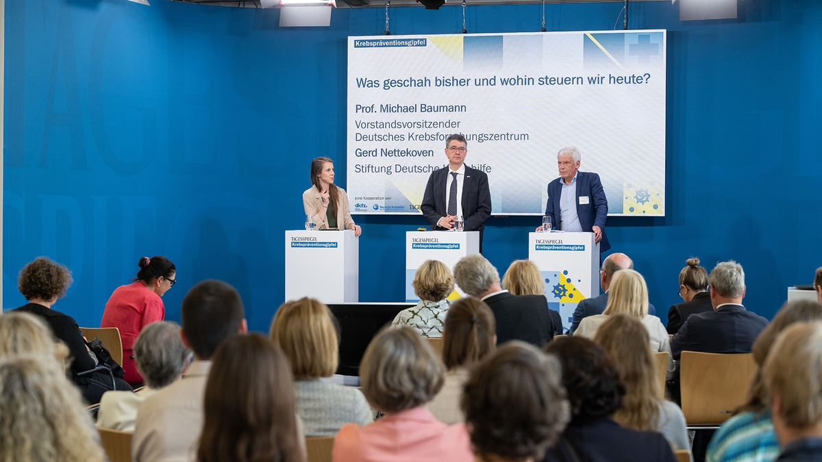 Fünf Handlungsempfehlungen für eine bessere Krebsprävention in Deutschland / Ergebnisse des 1. Nationalen Krebspräventionsgipfels - Foto: presseportal.de