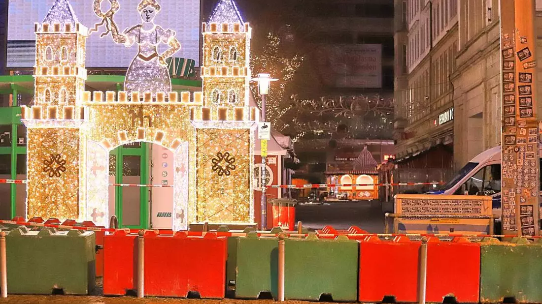 Magdeburger Weihnachtsmarkt nach Anschlag 2024 (Archiv) - Bild: über dts Nachrichtenagentur